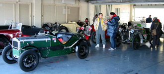 The first run of vintage cars in Suzuka